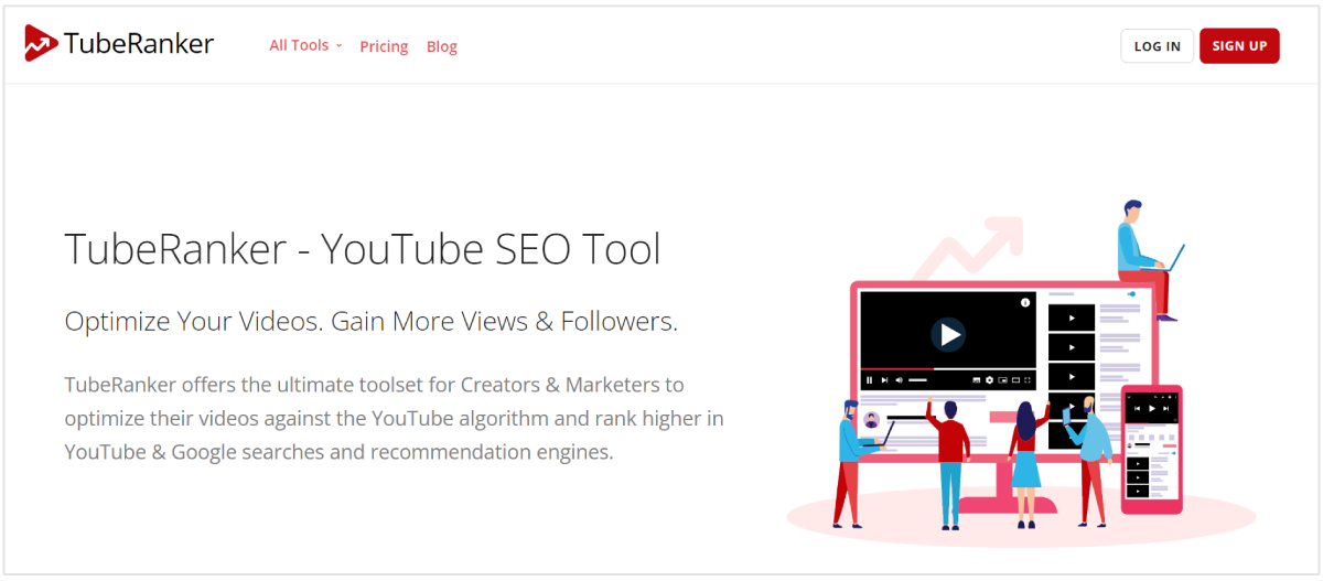 TubeRanker SEO tool